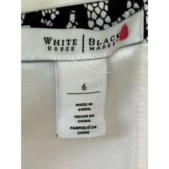 White House Black Market NWT Lace Print Boustier Size 6 - Picture 3 of 8